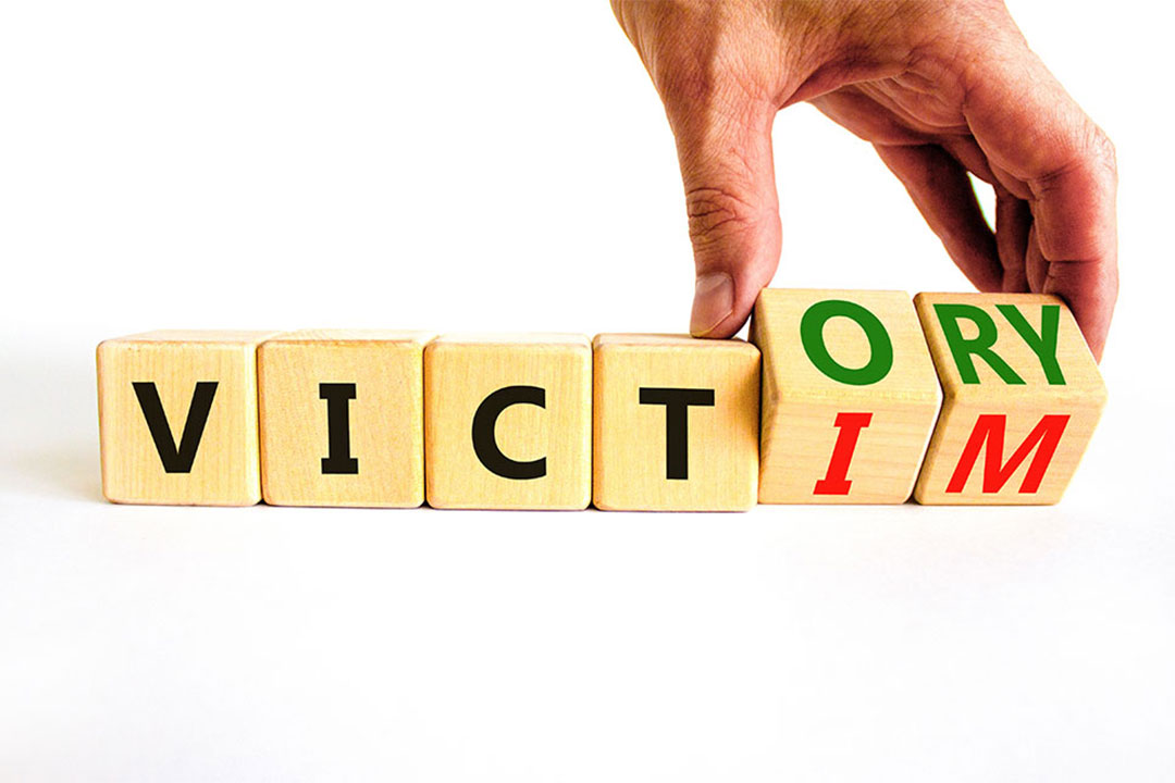 blocks spell out victim to victory